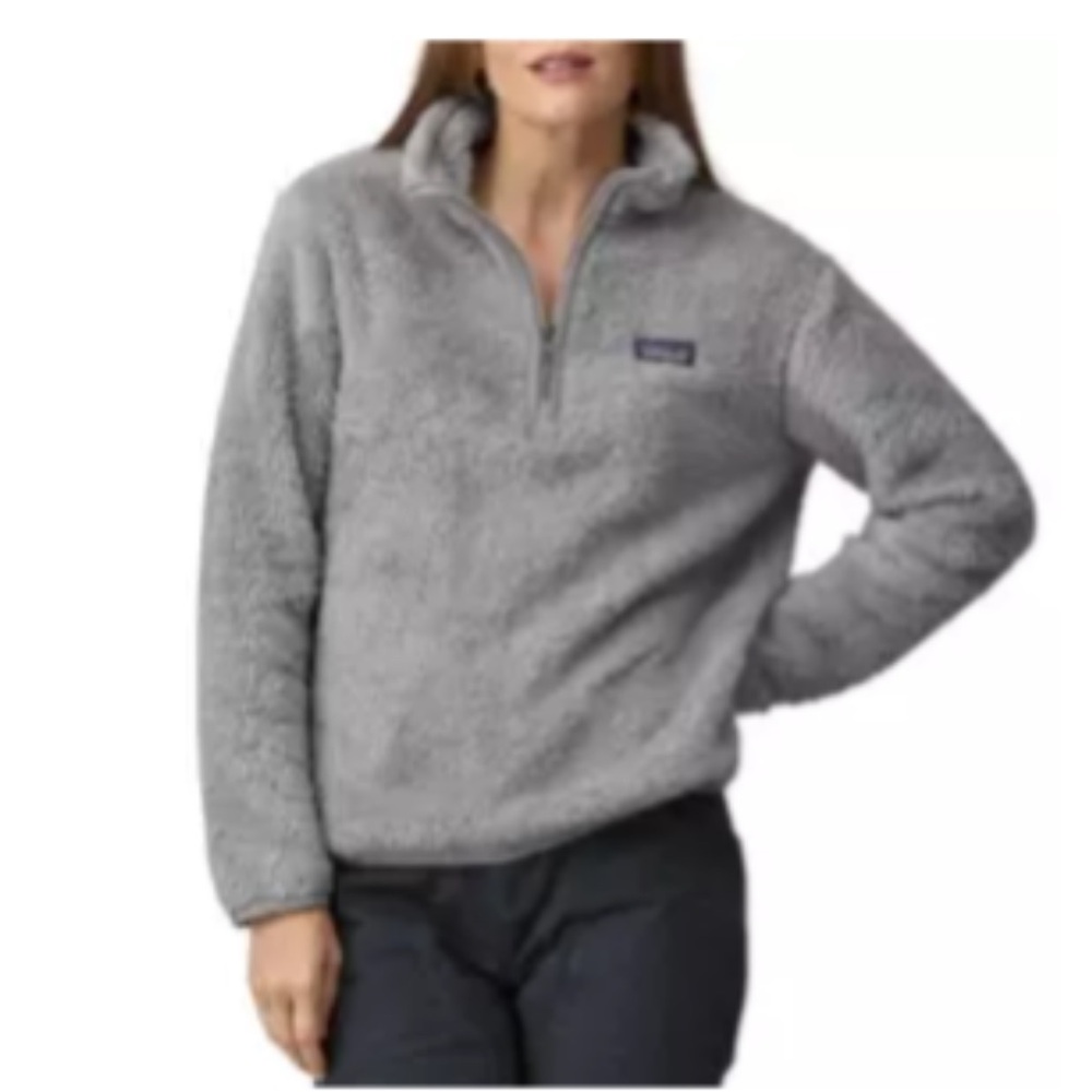 Patagonia Women’s Los Gatos 1/4 Zip Pullover in Salt Grey